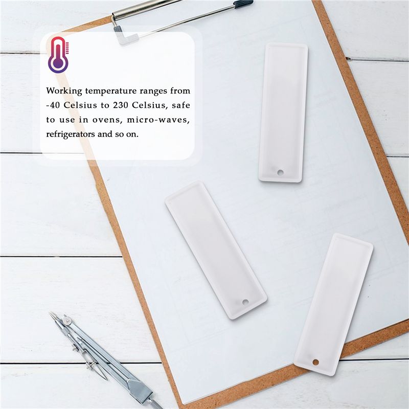 ABJN-6 Pcs/Set Rectangle Silic - огляд і ціна Silicone Epoxy Resin Molds Set