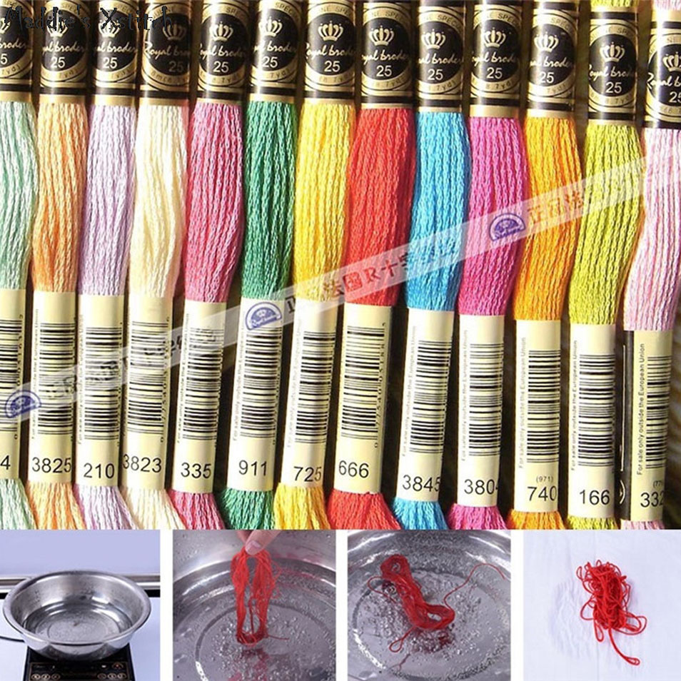 ZZ6025 Cross Stitch Kits Cross - огляд і ціна Cotton Embroidery Thread Skeins