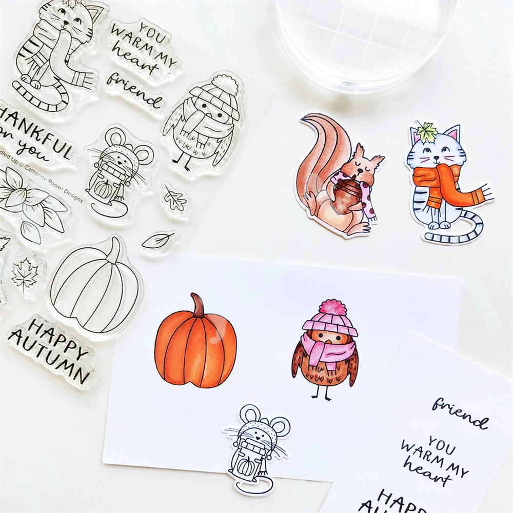 Flannel Background Stamp New M - огляд і ціна Clear Silicone Stamps For Card Making