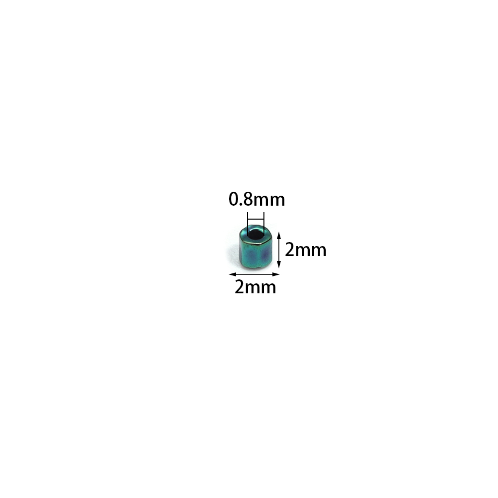 10/50g 2mm Bottled/Bagged Meta - огляд і ціна Glass Seed Beads 2Mm Jewelry Making