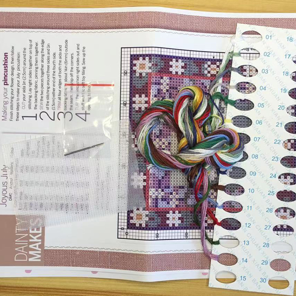 ZC184 Cross stitch kits Cross- - огляд і ціна Cotton Embroidery Thread Skeins
