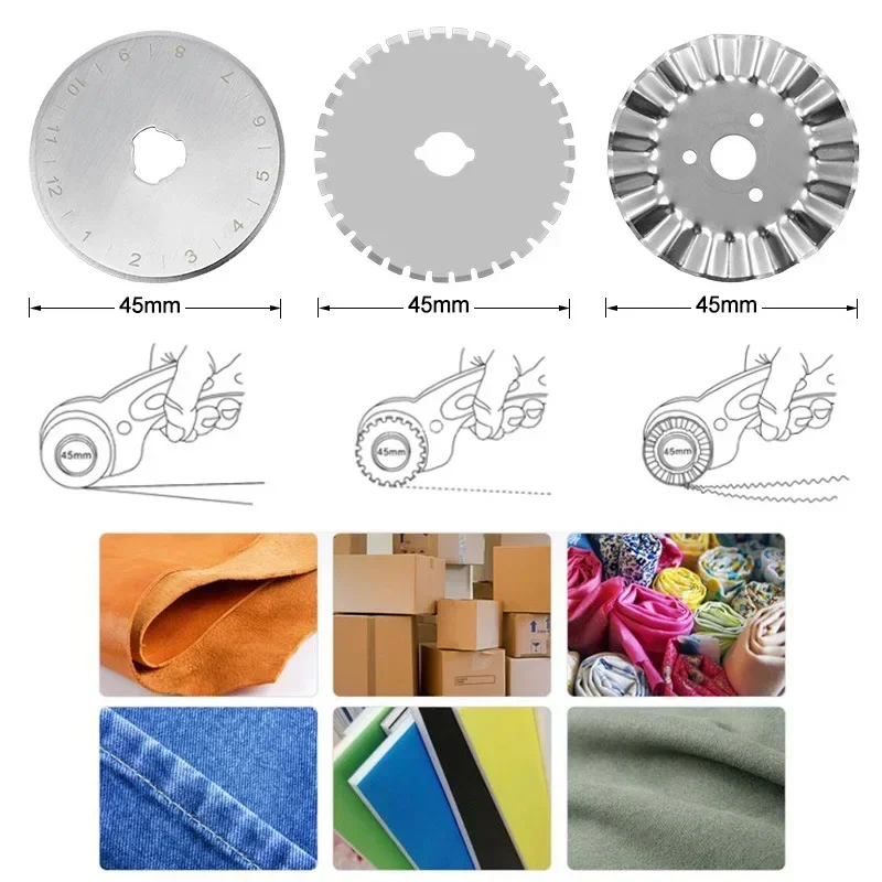 Rotary Cutter 45mm Card Paper  - огляд і ціна Rotary Cutter For Fabric 45Mm