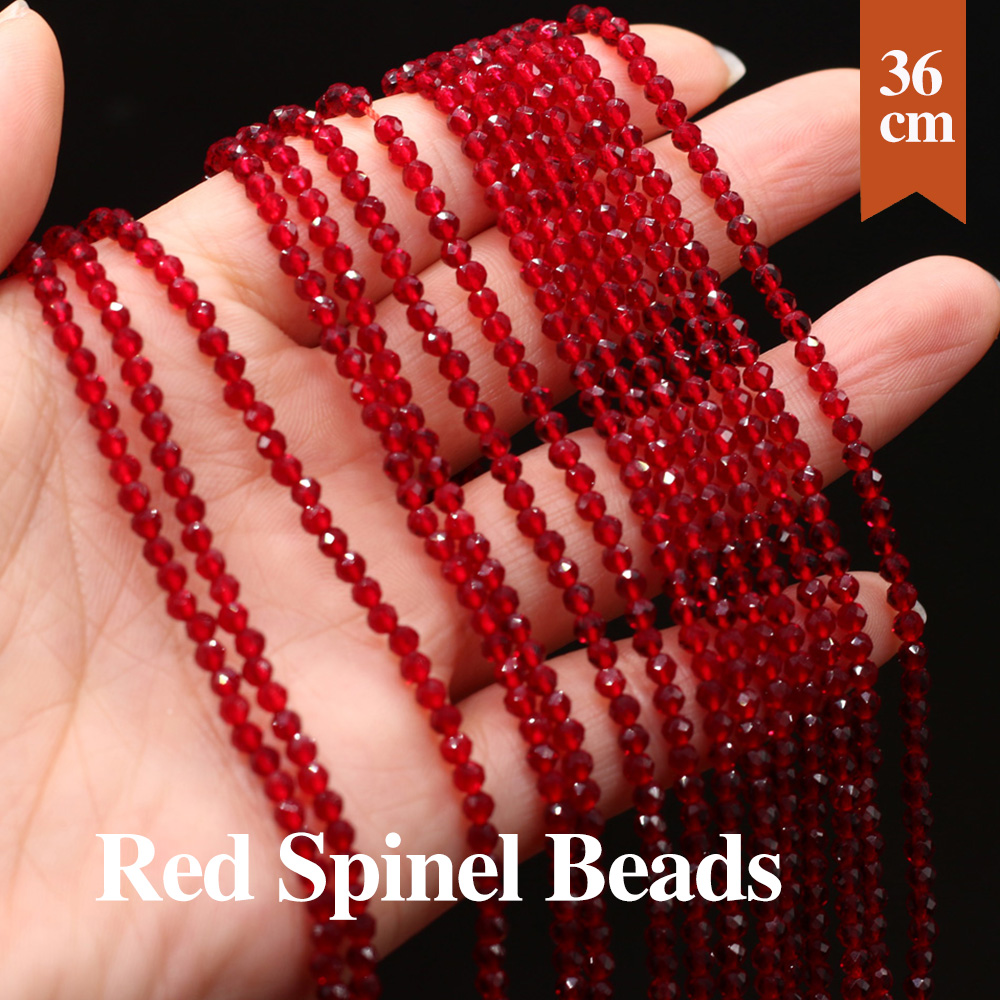 10 Strands Natural Red Spinel  - огляд і ціна Glass Seed Beads 2Mm Jewelry Making