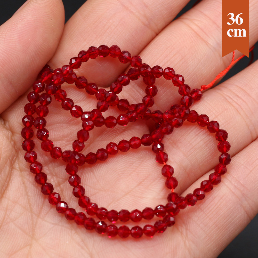 10 Strands Natural Red Spinel  - огляд і ціна Glass Seed Beads 2Mm Jewelry Making
